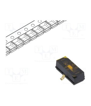 TDD01H0SB1R Switch: DIP-SWITCH; Poles number: 1; ON-OFF; 0.025A/24VDC; Pos: 2 OqIzc7o6FGbOPPu356u7WqWNiw-ddy203KrwBVADw4U