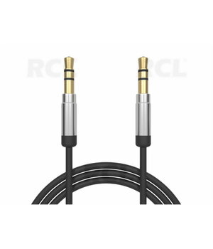 KABELIS Jack 3,5 mm - Jack 3,5 mm, stereo, 1 m, melns, Premium

 CKA044P1.jpg