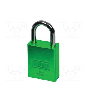 K14040GRED Padlock; shackle; aluminium; Protection: medium (level 7); A: 38mm 74jTrrA2tSY6XLVnHx28zDLlW4DlG6SJ2boLzYTS9LA