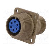 97-3100A-14S-6S Connector: circular; socket; PIN: 6; female; soldering; 97; 13A L3Di7t_XkEmPuZFHp1dzomD274YlM5SV7AyclgVOfXQ