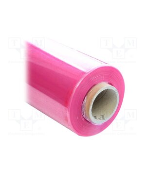 019-0003 Stretch; ESD; L: 300m; W: 500mm; Thk: 25um; polyetylene; pink; <10GΩ H-_P9tqdmB_LCw2RSKQ2JeE1oDdIQPxKvVskggJlROc