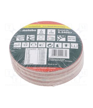 624057000 Sanding plate; Granularity: 240; Mounting: bur; wood,metal; Ø80mm p8s9xRNBEKlAs39N6CmhFMFRg7cBJkYQzxEFXb-e9u8