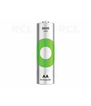Uzlādējama GP R6 NiMH baterija, 2600 mAh/1,2 V, ReCyko NiMH

 BGA627.jpg