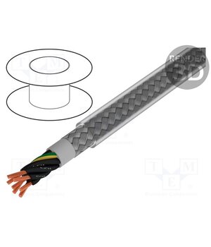 470071CY CL033 Wire; Pro-Met; 7G1mm2; shielded,tinned copper braid; PVC; 100m muNjZXduP7ZyRUYuz1AGN0WSxTqXfiMvXO_Pswnmd48