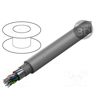 3750/16SF (100FT) Wire; 8x2x26AWG; PVC; grey; 50V; Package: 30.5m; Earth core: none m9xgLLHyJRLWHSO4L5wtwhnVXvNbcLtVmCWqz9CRXH8