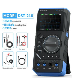 Rokas 3-IN-1 multimetrs, osciloskops un signāla ģenerators DST-210 FNIRSI ATSF210+1.jpg