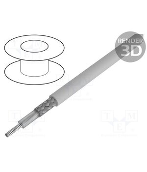 400314 Wire: coaxial; SKT178/50; stranded; Cu; grey; 100m; Øcable: 2.8mm UgZBwK63qKzcD_hpHJLapShQaWWExHCqphXailBZOhc