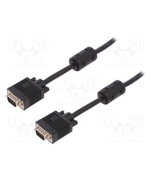 AK-310103-030-S Cable; D-Sub 15pin HD plug,both sides; black; 3m; Core: Cu; 28AWG 77VIETYRrajm_3C93LoQbIk8tH27lzEtaqBdGEpN5ko