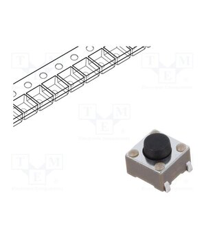 TL3301AF160QJ Microswitch TACT; SPST-NO; Pos: 2; 0.05A/12VDC; SMT; none; 1.57N jBJp9ZWn-_KaTzWVyJaXdGMw9esY1J9c3Zx0d54ggJc