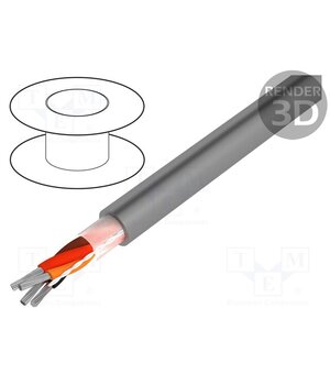 B954041 GE321 Wire; Pro-Tekt; 4x22AWG; unshielded; 300V; 50m; Cu; stranded; 164ft bubEWLmLVEpjLbIppbKoy89PZdu15fdHV3DCX9FZbZE