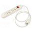 5907570042728 Extension lead; 3x1.5mm2; Sockets: 4; PVC; white; 5m; 16A; PRO P879pigAazW_FywzbpHNlsHFyS0-6-ROgFPmloky-Nk