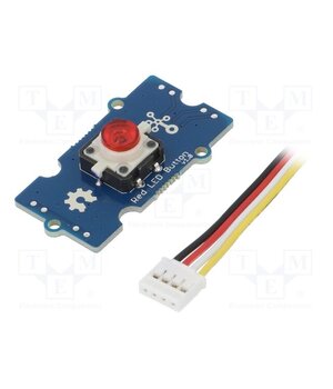 RED LED BUTTON Button; No.of butt: 1; Grove; LED; 3.3÷5VDC; red hRaaodXm49g8uUeeu8hwo30a8ZOLJTgwlt4i1CaylQ4