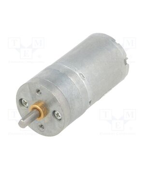 9.7:1 METAL GEARMOTOR 25DX48L MM LP 6V Motor: DC; with gearbox; LP; 6VDC; 2.4A; Shaft: D spring; 590rpm dDIt9rHxCRTAPcSFqsN5OSyfkWtGIE8gT0RgDAju_1g