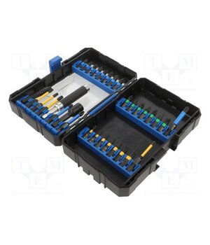 HT1S802 Tools set: screwdriver bits; Phillips,Pozidriv®,Torx®; 1/4" rAaQHxAcZFOY7PfXKGRs303wP6E78MEVfRwHPJntbdU