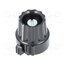 4332.6031 Precise knob; Shaft d: 6mm; Ø22.8x22.6mm; black; Shaft: smooth 91KxthIkR7MXVWC-sduzmffnupYFeXLmzsFTVQp0YH8