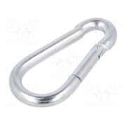KSO10100 Carabiner; steel; for rope; L: 100mm; zinc; 10mm M2ShrMB6eZOsfN2yUc57S0gJm9N558b1HiUNcYgMq7o