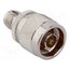 242130RP Adapter; N male,RP-TNC female; Insulation: PTFE; 50Ω; brass; 11GHz L9yZIrZA7YiuxA2KhA3LLvKari44fpT9HT5D3MG8YFQ