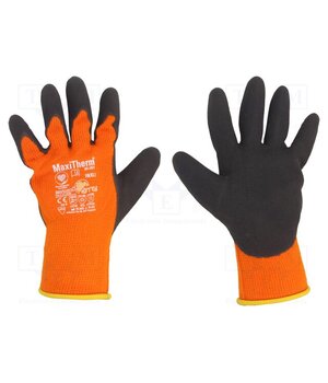 30-201/10 Protective gloves; Size: 10; orange-black; MaxiTherm® YF6cN47rkpr3RHYMWMbnMTbZPbYcBq7GDhG2sAsVqrk