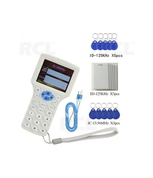 RFID IC/ID kopēšanas un nolasīšanas ierīce 125 kHz – 13,56 MHz kartēm ar LCD 3,2 collu displeju (iekļauts kartes/atslēgas/piekariņa komplekts)

 AP181.jpg