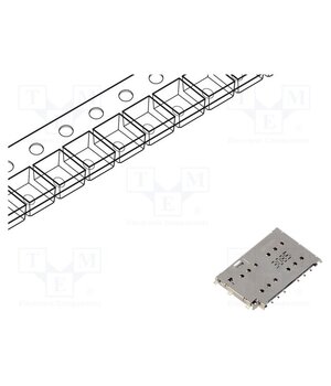 115S-BS00+115S-BT02 Connector: for cards; Nano SIM; SMT; PIN: 6 LpufRmWWCgTwh5YEAf_e0yWU0QpTk8TZJapa6YOAR-o