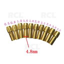 Rotary Drill Lock Nut 10pcs, 4.8mm, 0.5-3.2mm