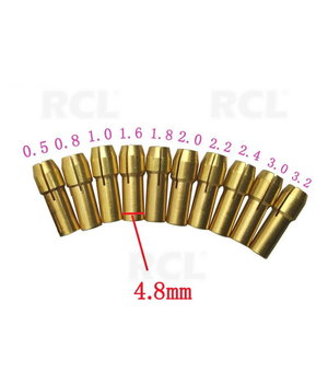 Rotācijas urbja fiksējošā uzgriežņa 10 gab., 4,8 mm, 0,5–3,2 mm

 IRADR02.jpg