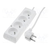 5907570022416 Extension lead; 3x1.5mm2; Sockets: 4; PVC; white; 1.5m; 16A AkC3ccrVflUIb9u3awetNV6BxteGlqxtIIw6DqounRw