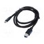 CQVBF Cable; USB 3.0; USB B plug,USB C plug; nickel plated; 1m; black A4MDLvN_HmA8QmZnUt6bqRY_OUOrWjPOWBPNA4fApOg