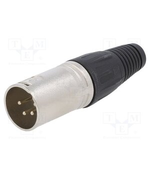 FC6155 Connector: XLR; plug; male; PIN: 4; straight; for cable; soldering pgF_w2G3CBlikuSUT9VJHr5bvajv6SrWhsouy2OsQmA
