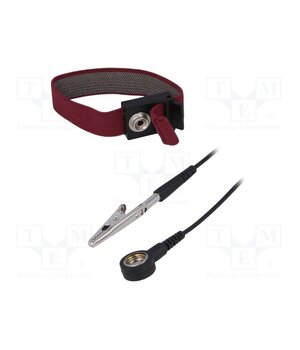 STW1120 Wristband; ESD; Features: antialergic; red; 1.8m o-1wCtuXhc73wS69YAe2cfy6GxvQcER1Et3FqqvyAwA