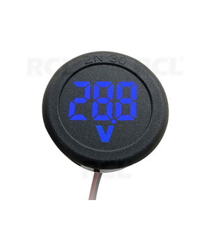 VOLTMETRS - MODUĻIS LED zils, 4-100V DC

 ATMVRA2.jpg