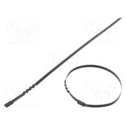 BCZ44-260 Cable tie; L: 260mm; W: 4.6mm; stainless steel AISI 304; 445N; wave uDpK8hh0Xi8mQZ-VegSRAFQzsFPJkeMKCe9rHOzmpeo