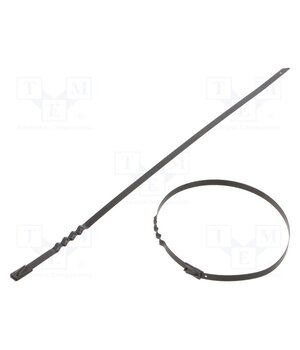 BCZ44-260 Cable tie; L: 260mm; W: 4.6mm; stainless steel AISI 304; 445N; wave uDpK8hh0Xi8mQZ-VegSRAFQzsFPJkeMKCe9rHOzmpeo
