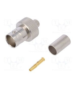 J01003A1369 Connector: BNC; plug; female; straight; 75Ω; crimped; for cable 8by9IflwLAPIJKW3AOd_Xakub-u9yaPPzDiSbDDpJHE