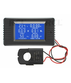 Voltmetrs Ampermetrs Frekvences strāvas sprieguma faktora mērītājs, PZEM-022 100A AC

 ATS013.jpg