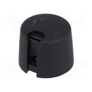 A1020069 Knob; with pointer; plastic; Øshaft: 6mm; Ø20x16mm; black; A10 CAQpvDwWMbC8zhhSPEqcaooS_UvFC5ur0qYjhBEH6f0