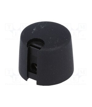 A1020069 Knob; with pointer; plastic; Øshaft: 6mm; Ø20x16mm; black; A10 CAQpvDwWMbC8zhhSPEqcaooS_UvFC5ur0qYjhBEH6f0