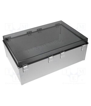 CAB PC 604022 T Enclosure: wall mounting; X: 600mm; Y: 400mm; Z: 220mm; CAB; grey L-zUIagiSqvpcbY7LhuntYA-HKyjbOWvOcq5z-Awqb4