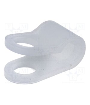 FIX-CC-14 Fixing clamp; Cable P-clips; ØBundle : 3.5mm; polyamide; natural BNMLzcAiinGw0fOdUhSkB7kYzDwixk7pAqaDwIXU50s