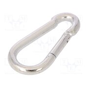 KSO.7.70 Carabiner; steel; for rope; L: 70mm; zinc; 7mm fcl4Or1zoeanTfWeZIaOQzNlscJfynxhCI6v7gTPjlA