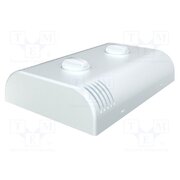 61.6052000 Enclosure: wall mounting; X: 80mm; Y: 120mm; Z: 25mm; ABS; white s3Dvz3_R9gY1TMKMOiyc6pR3LLf3CwAwhd3GiDpT1bY