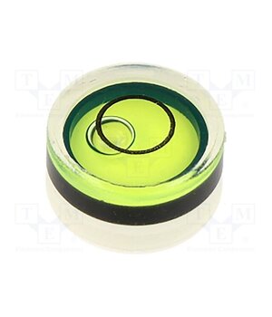 GN 2281-KT-12-G-40-2 Spirit level; H: 7mm; Ømount.hole: 12mm; plastic; Body: white uoQcuWiNDobBeZ6OQAMIuymt3cjk_PNCpzdlCe3_W7o