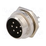 MIC337 Connector: microphone; socket; male; PIN: 7; for panel mounting s9VX7XGSxdxfmNXcev3yU16CkkJ6bAqkkh15nBgF2b8