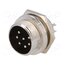 MIC337 Connector: microphone; socket; male; PIN: 7; for panel mounting s9VX7XGSxdxfmNXcev3yU16CkkJ6bAqkkh15nBgF2b8