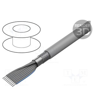 09180147007 Wire: ribbon; round; 1.27mm; stranded; Cu; PVC; grey; 30.5m; 14x28AWG BwGXR8ZJfPkpnB41OMmM1LvIwSCv7nkWKxsvZquGN5Y