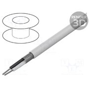 83320E 009100 Wire; 2x20AWG; stranded; Cu; PTFE; white; -65÷200°C; 600V; CPR: Eca tM-NW1X0nLxLXHsxRcbbUmqDrjZLfDrZHtmPvAzHkdQ
