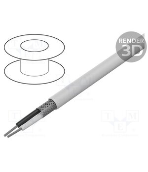 83320E 009100 Wire; 2x20AWG; stranded; Cu; PTFE; white; -65÷200°C; 600V; CPR: Eca tM-NW1X0nLxLXHsxRcbbUmqDrjZLfDrZHtmPvAzHkdQ