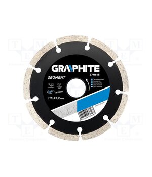 57H616 Cutting diamond wheel; Ø: 115mm; Disc thick: 2.1mm; segmented UzwIaVPJFzQFmgvP7FdZRP7kG1_vxbbNAWYcjzDxf4M