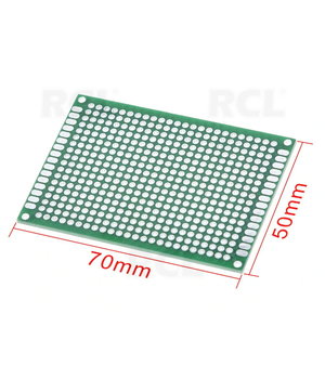 Divpusēja prototipa PCB, apkalta ar alvu, 50 x 70 mm

 IPMU0171.jpg