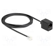 88093 Cable: telephone; RJ11 plug,RJ45 socket; 2m; black; 28AWG TDLyiqs6QLQ-CenA1EySdWIxIwfLrR39AB3SXGEuM0Q